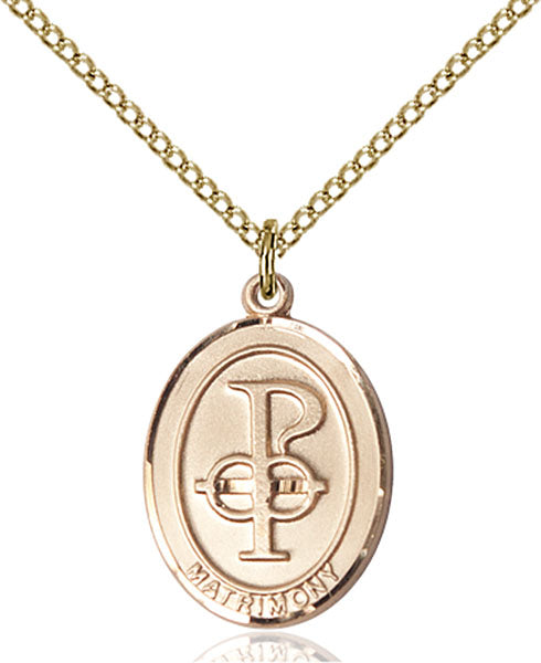 14kt Gold Filled Matrimony Pendant