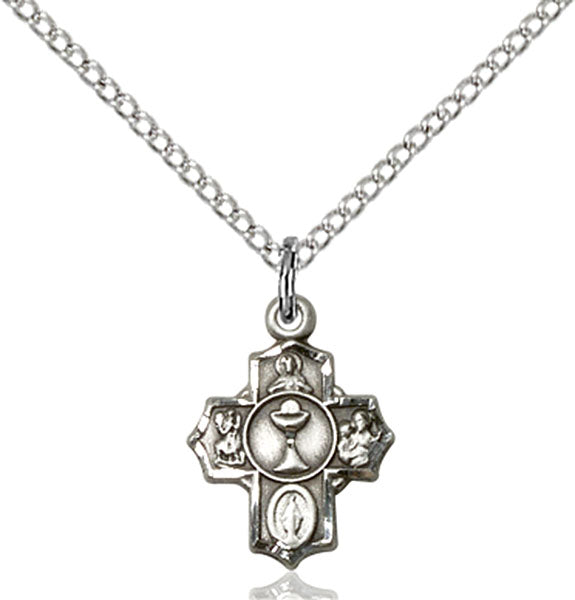 Sterling Silver Communion 5-Way Pendant