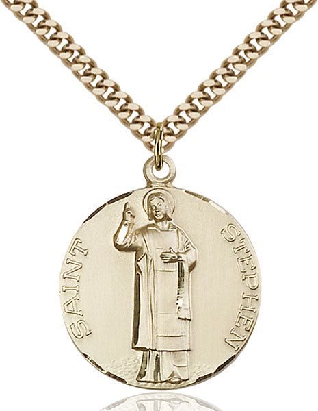 14kt Gold Filled Saint Stephen Pendant