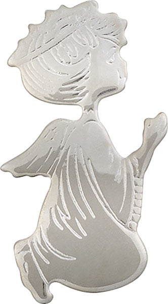 Silver Plate Angel Visor Clip