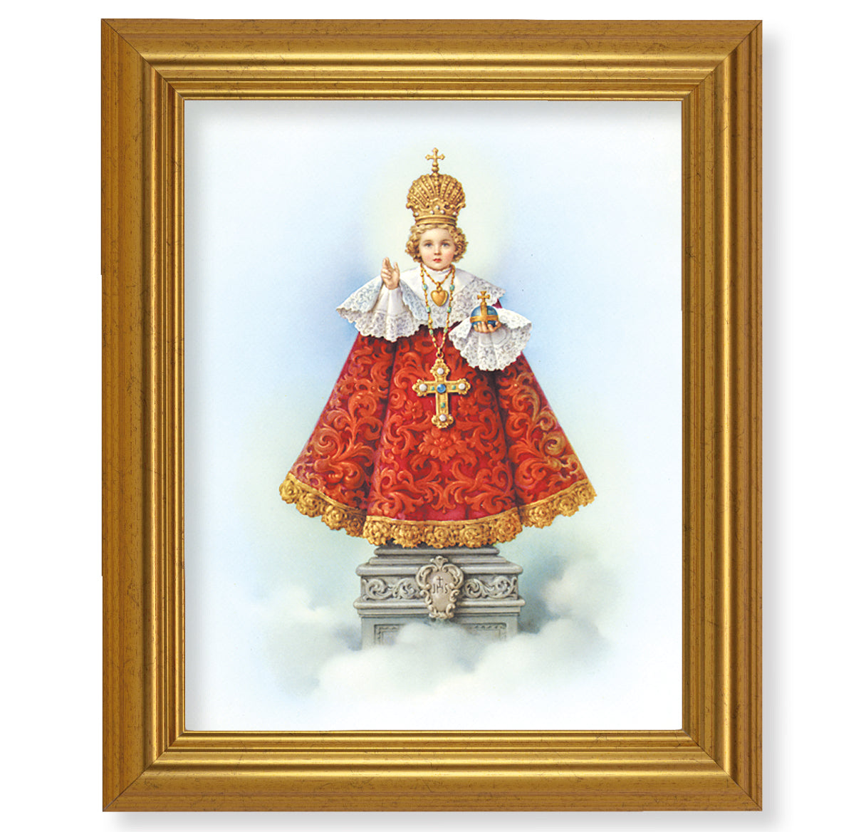 Sacred Heart of Jesus Gold Framed Art
