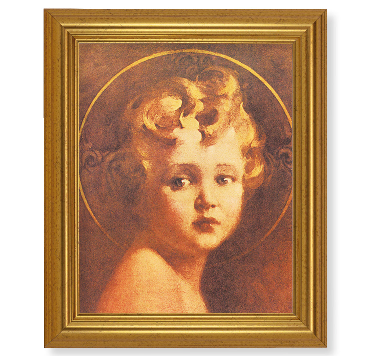 Light of the World Gold Framed Art