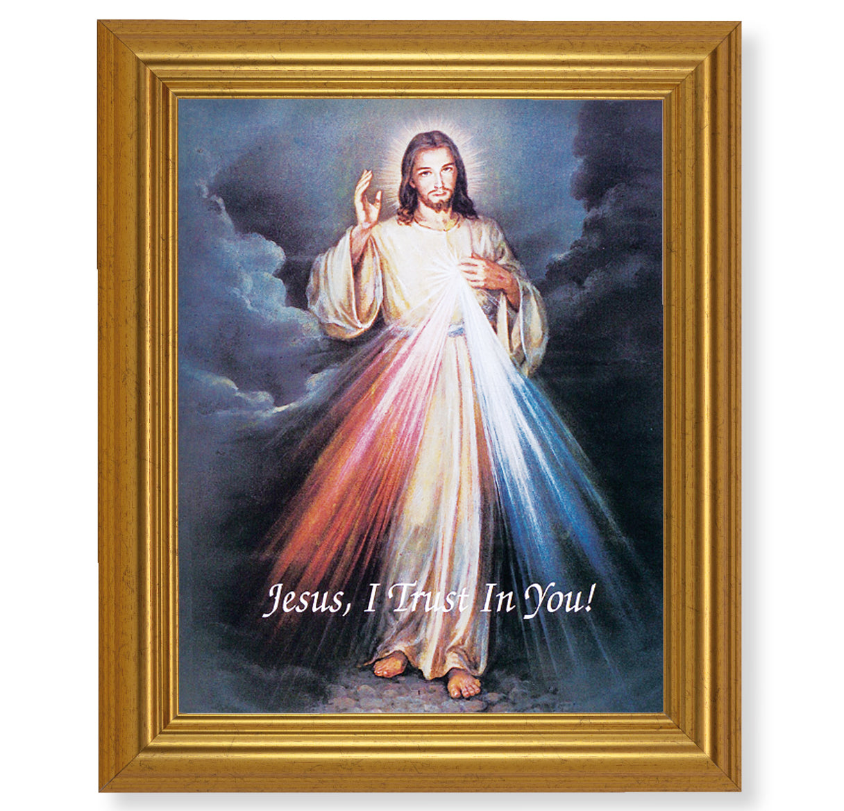 Divine Mercy Gold Framed Art