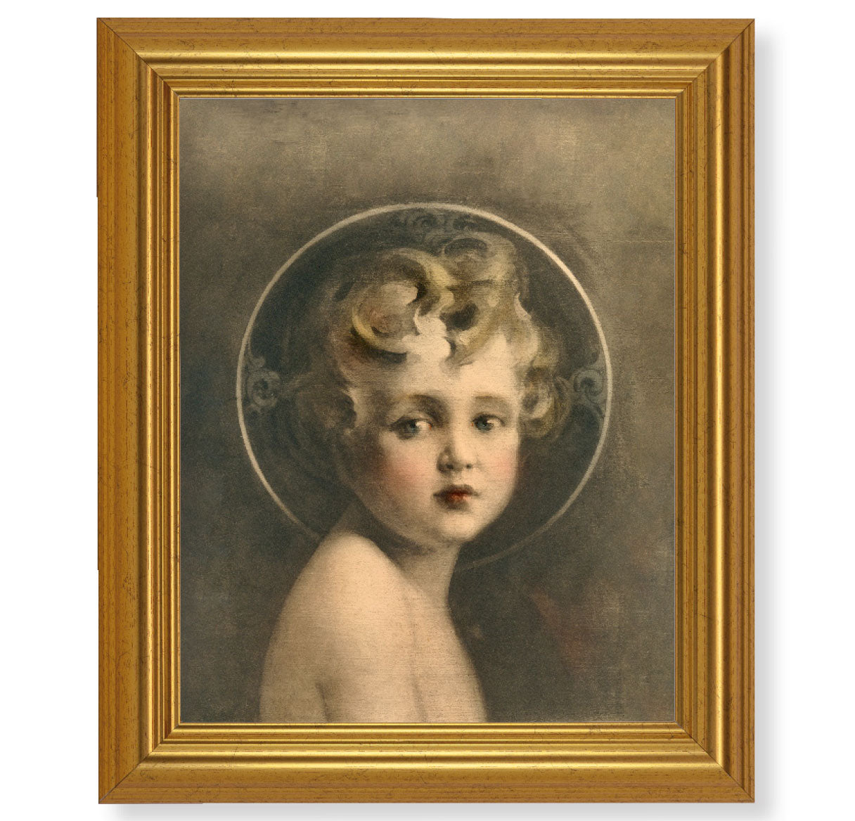 Light of the World Gold Framed Art