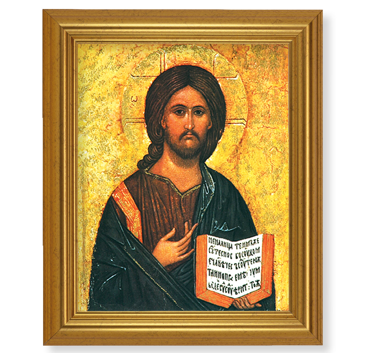 Christ The Teacher Gold Framed Art