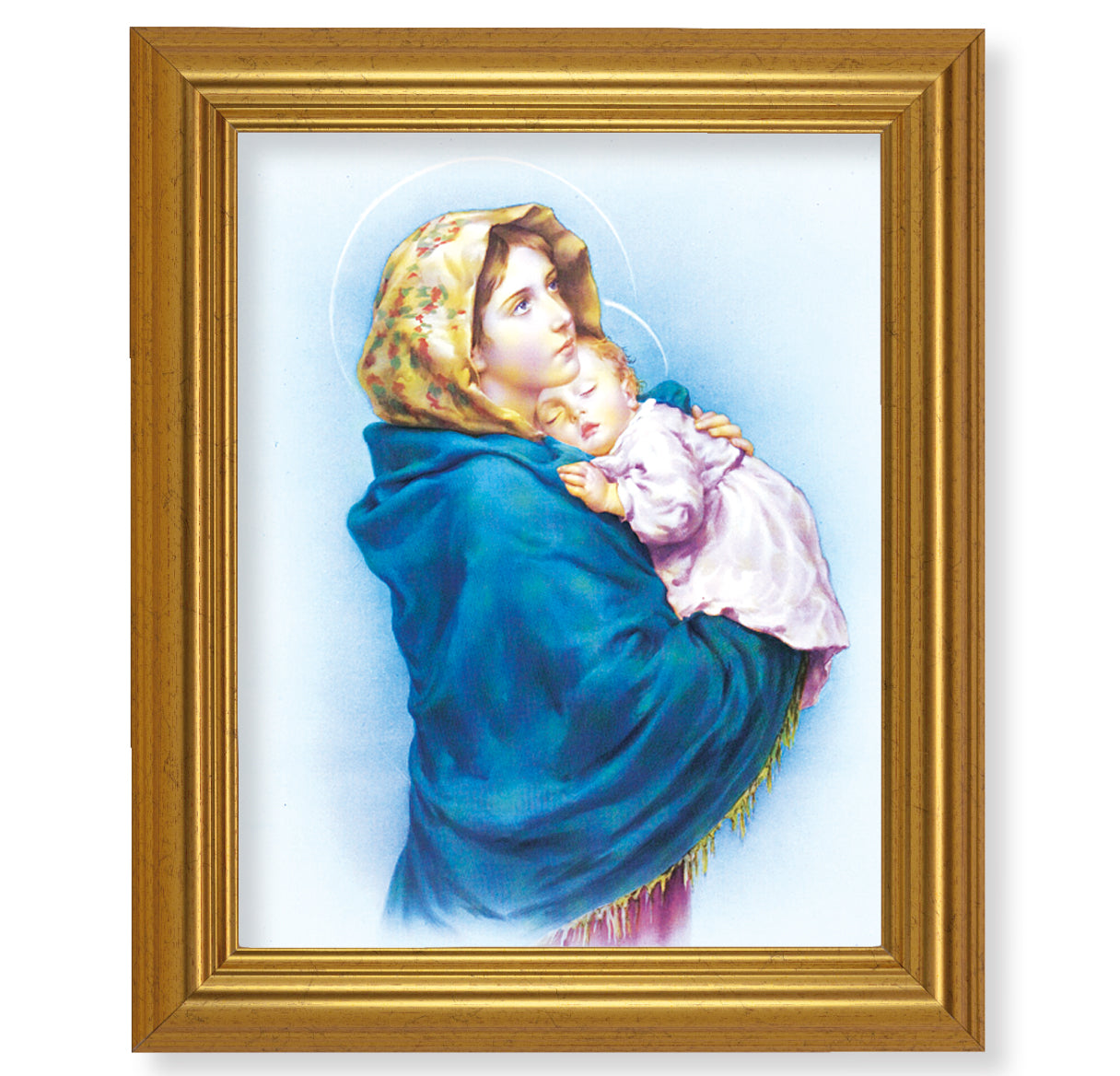 Madonna of the Streets Gold Framed Art