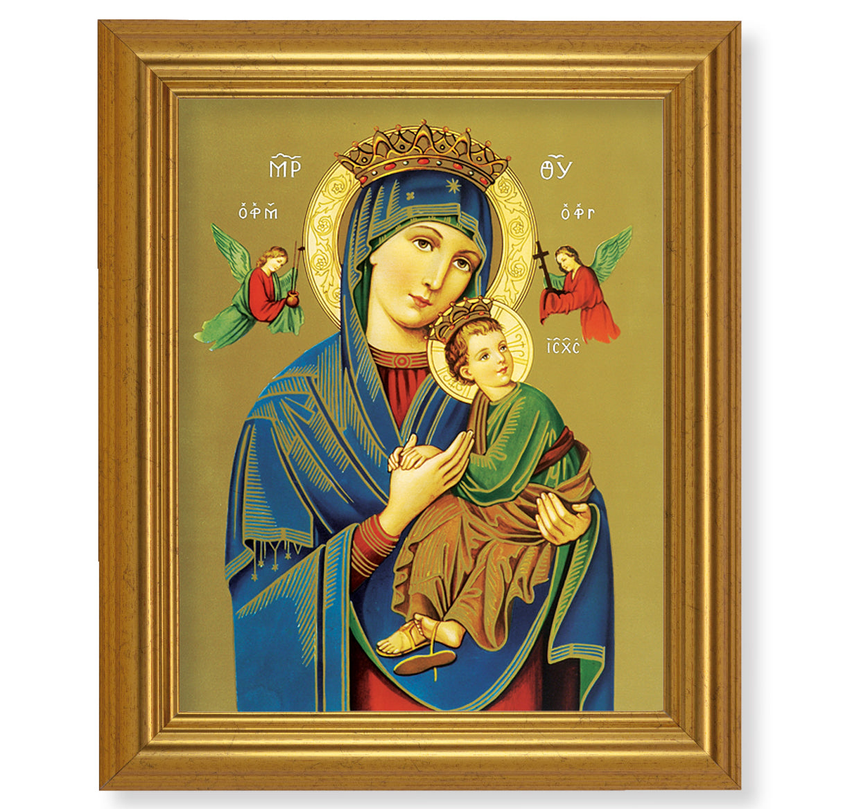 Our Lady of Perpetual Help Gold Framed Art
