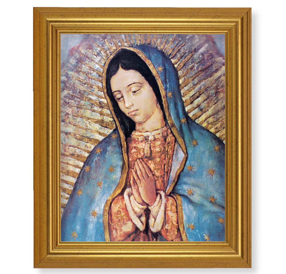 Our Lady of Guadalupe Gold Framed Art