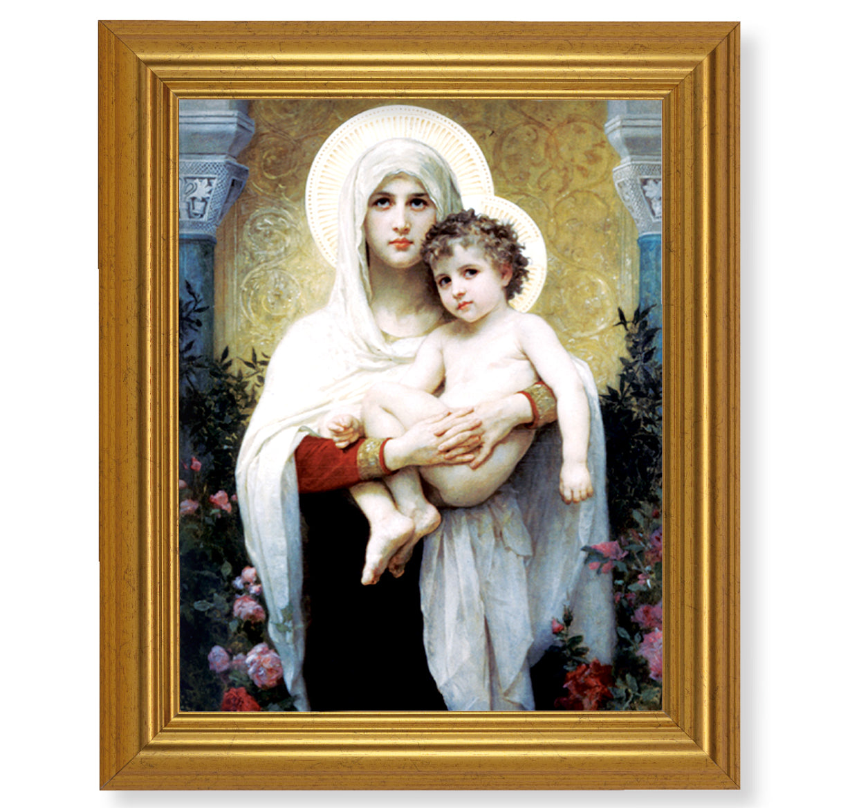 Madonna and Child Gold Framed Art