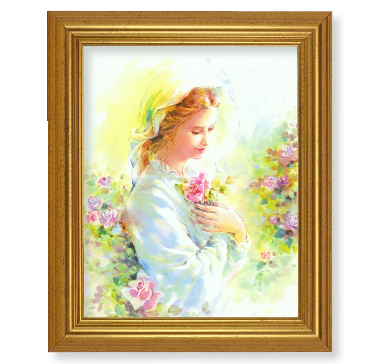 Mystical Rose Gold Framed Art