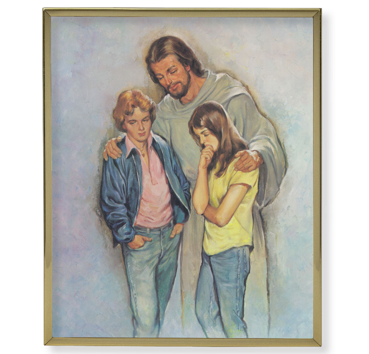 The Comforter Gold Framed Plaque
