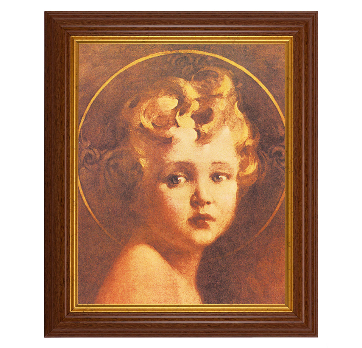 Light of the World Dark Walnut Framed Art