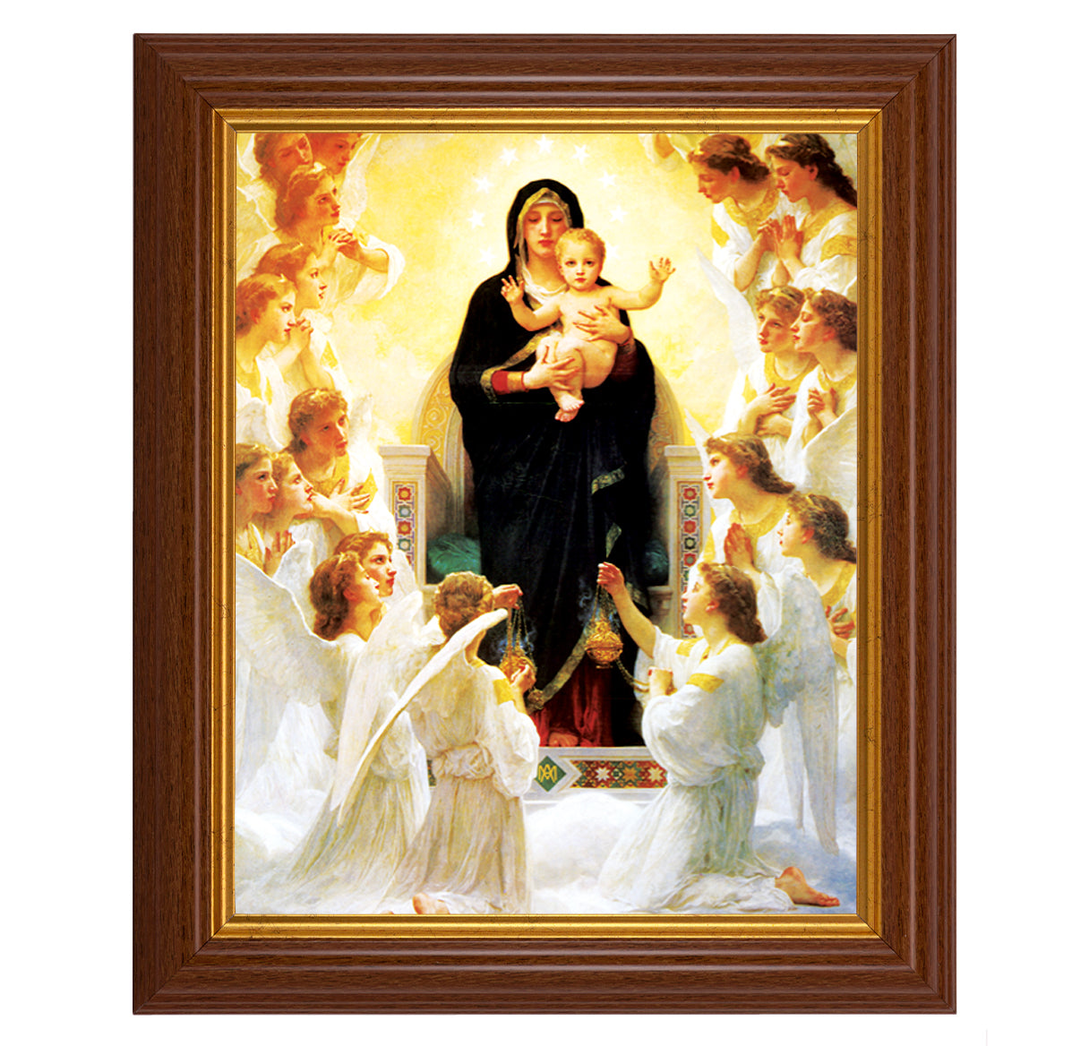 Queen of Angels Dark Walnut Framed Art