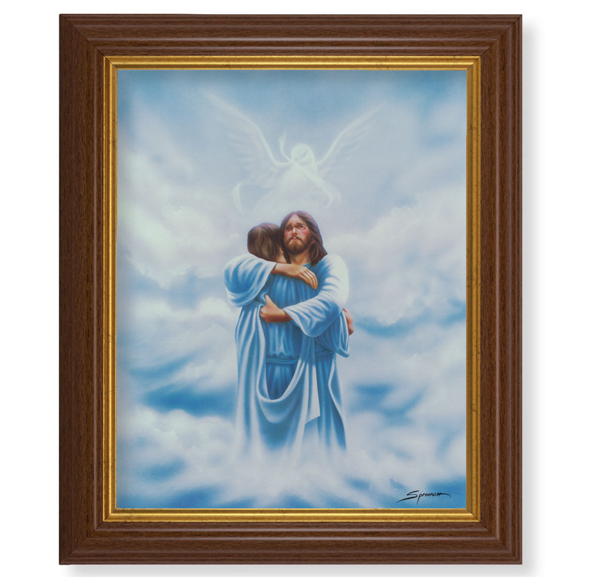 Welcome Home - The Reunion Dark Walnut Framed Art