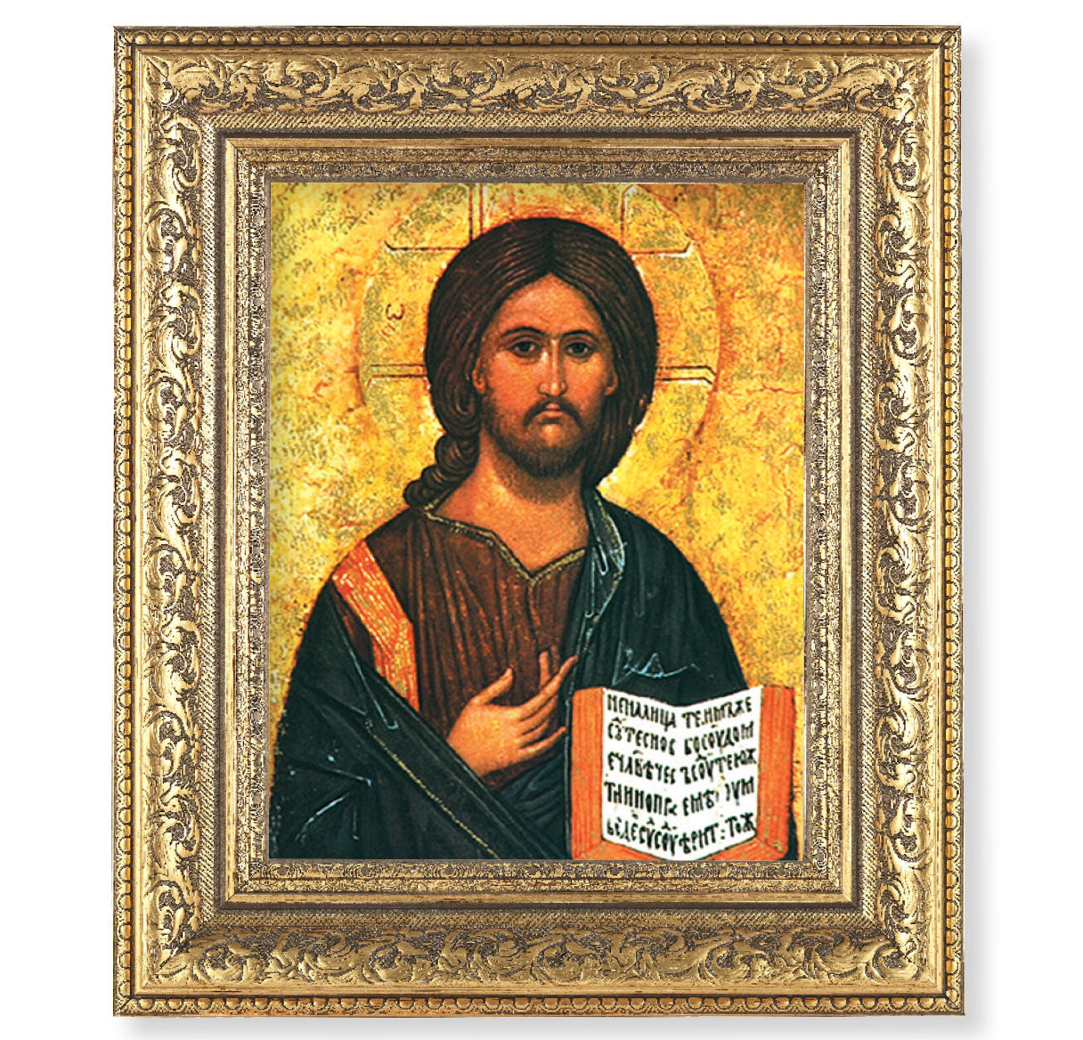 Christ The Teacher Gold-Leaf Antique Framed Art