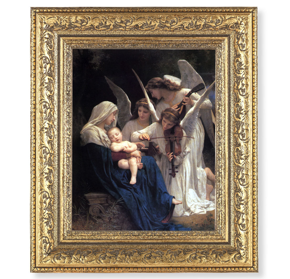Heavenly Melody Gold-Leaf Antique Framed Art
