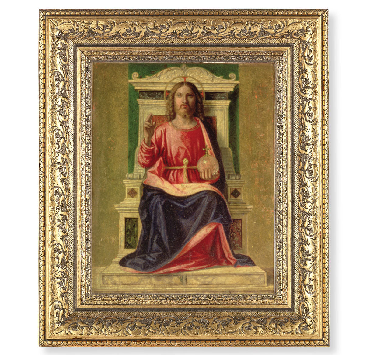King of Heaven Gold-Leaf Antique Framed Art