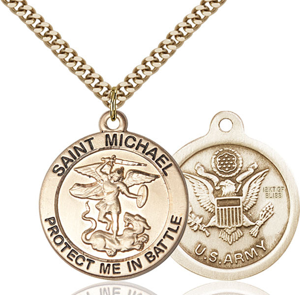14kt Gold Filled Saint Michael Pendant