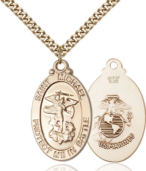 14kt Gold Filled Saint Michael Pendant
