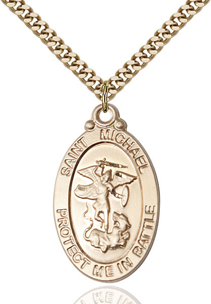 14kt Gold Filled Saint Michael Pendant