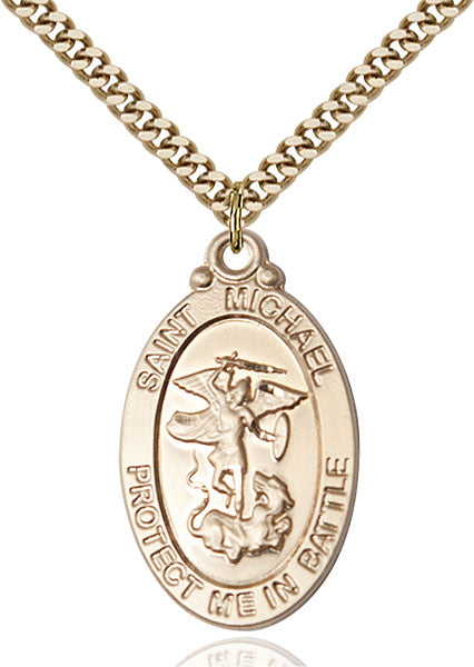 14kt Gold Filled Saint Michael Pendant