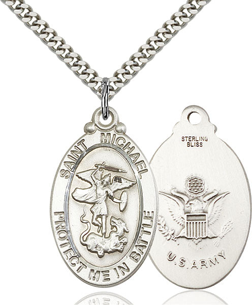 Sterling Silver Saint Michael Pendant