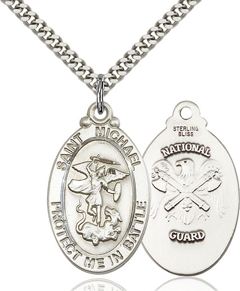 Sterling Silver Saint Michael Pendant