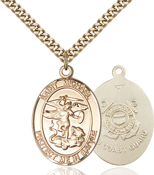 14kt Gold Filled Saint Michael the Archangel Pendant