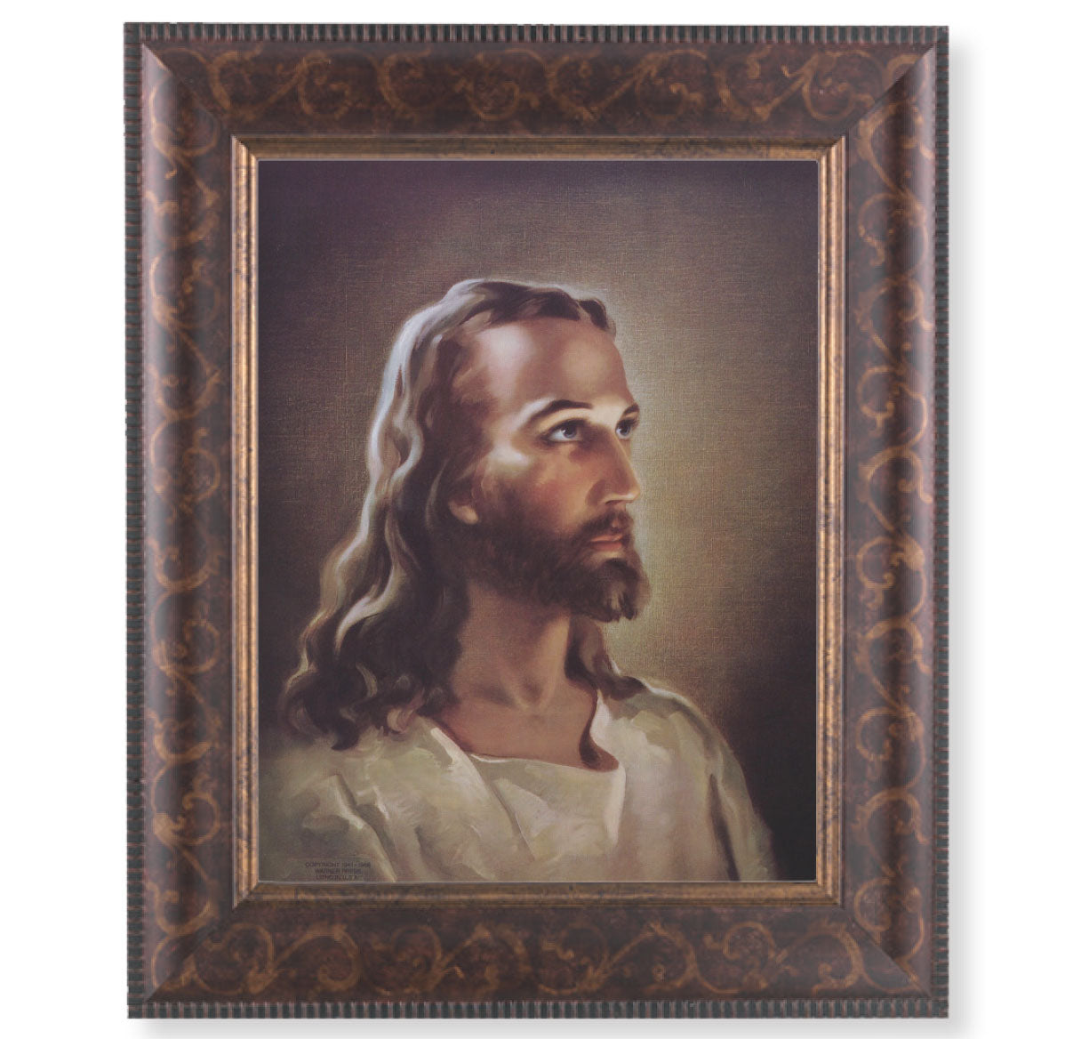 Head of Christ Art-Deco Framed Art