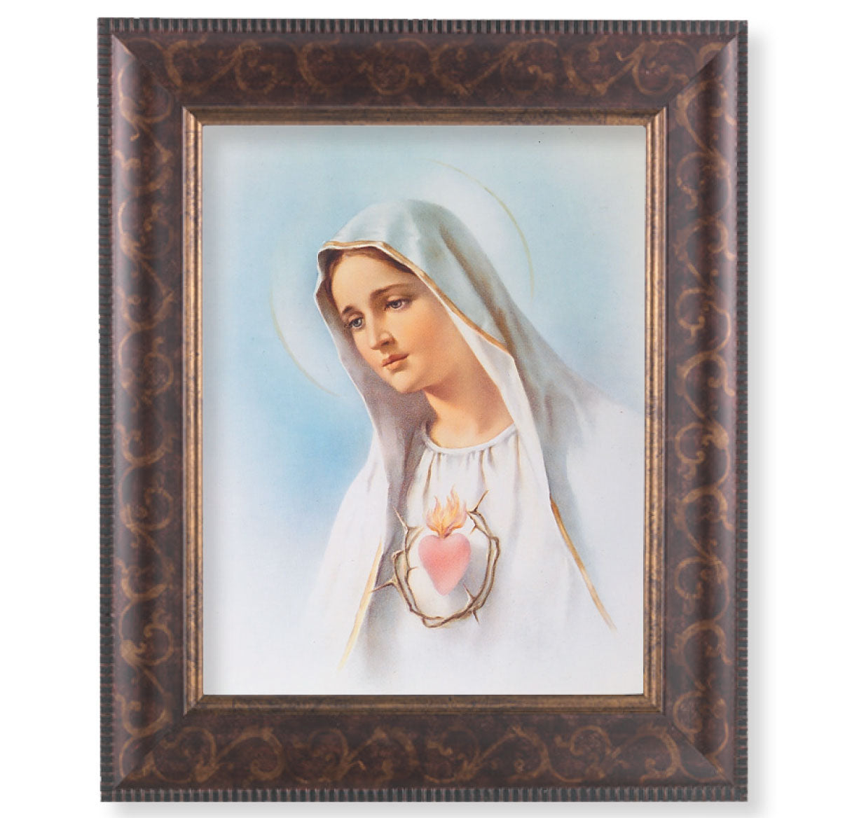 Immaculate Heart of Mary Art-Deco Framed Art