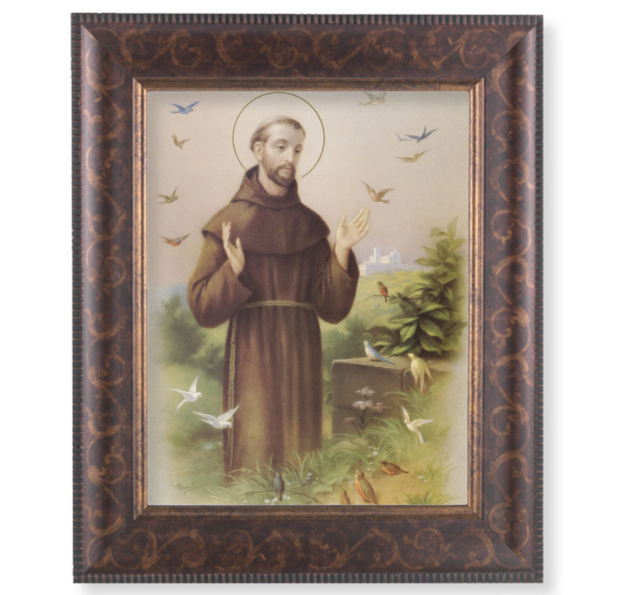 St. Francis Art-Deco Framed Art