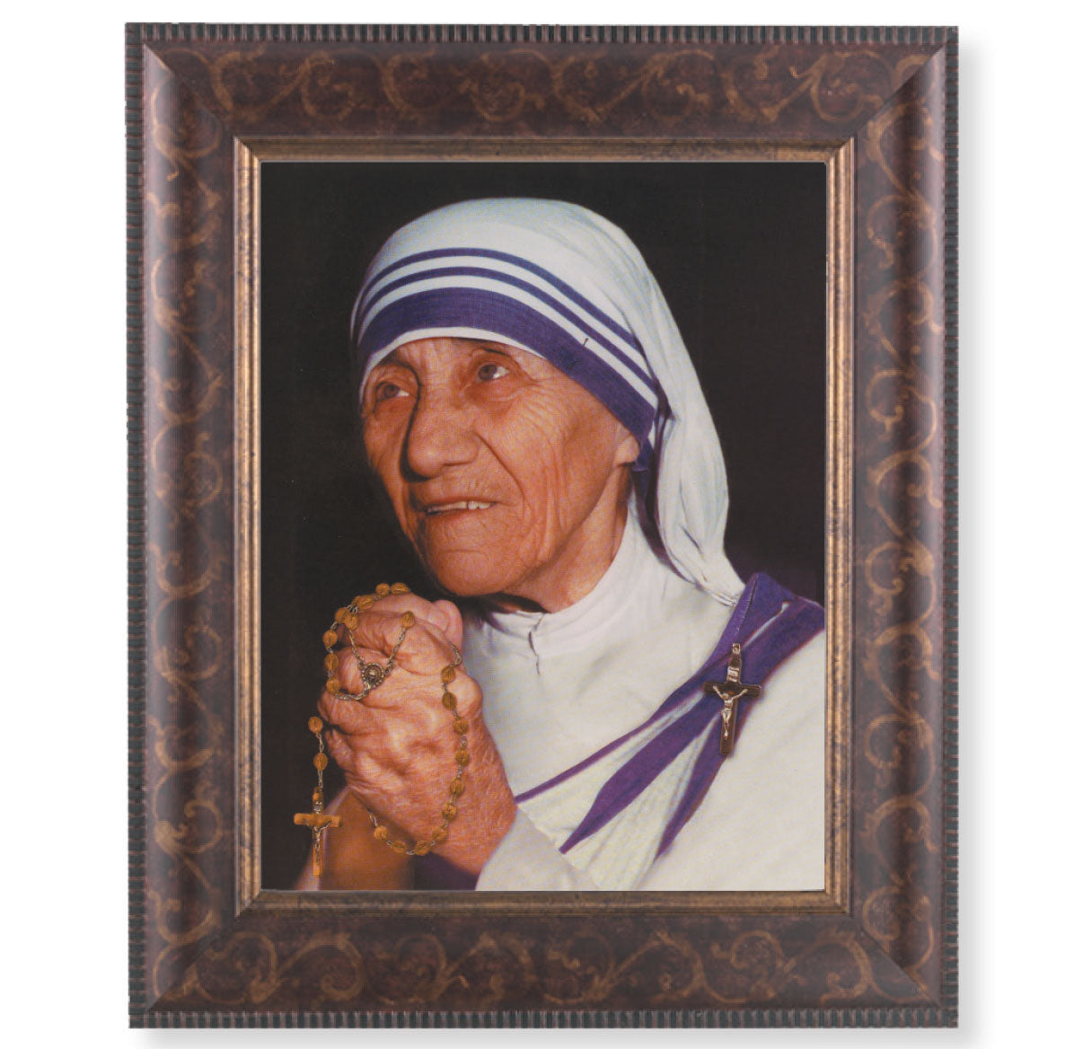 St. Teresa of Calcutta Art-Deco Framed Art