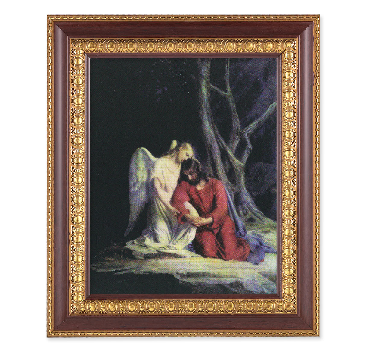 Agony in the Garden Cherry Gold Framed Art