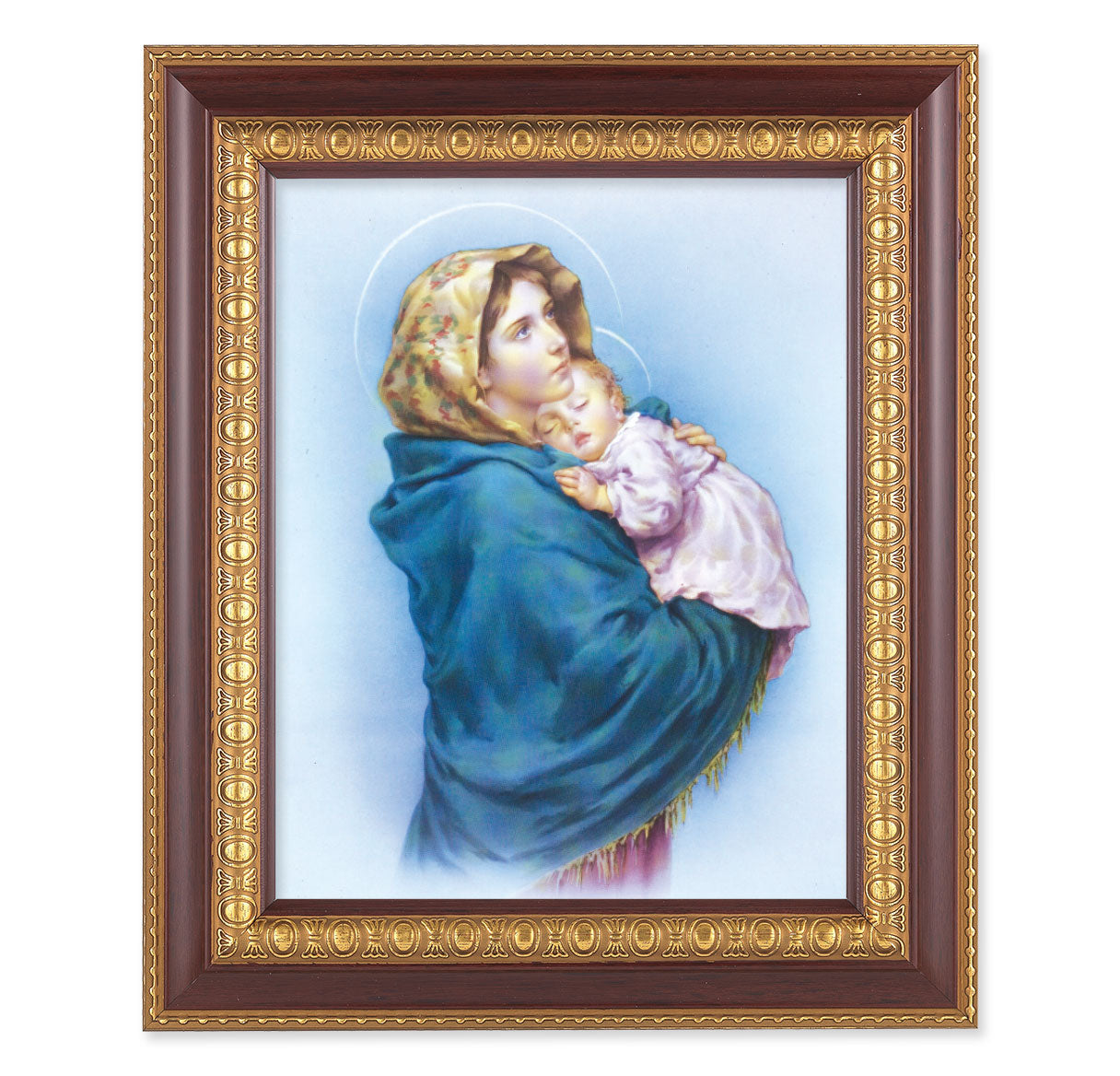 Madonna of the Streets Cherry Gold Framed Art – The Catholic Shop