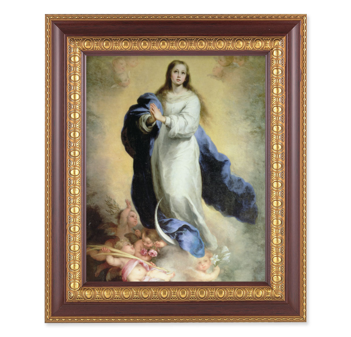 Immaculate Conception Cherry Gold Framed Art