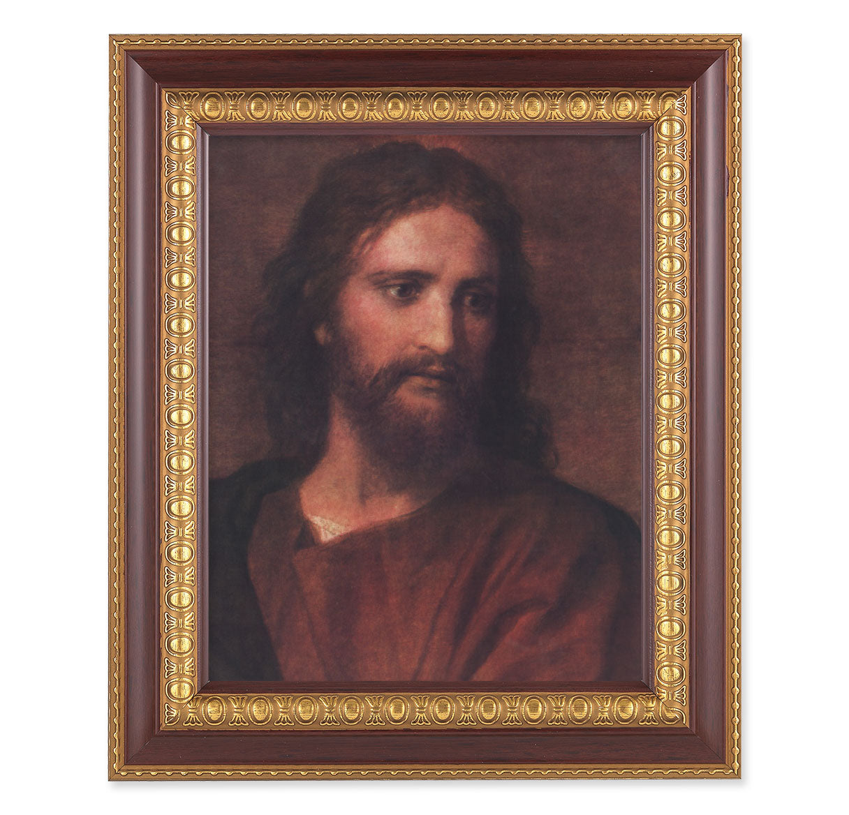 Christ at 33 Cherry Gold Framed Art