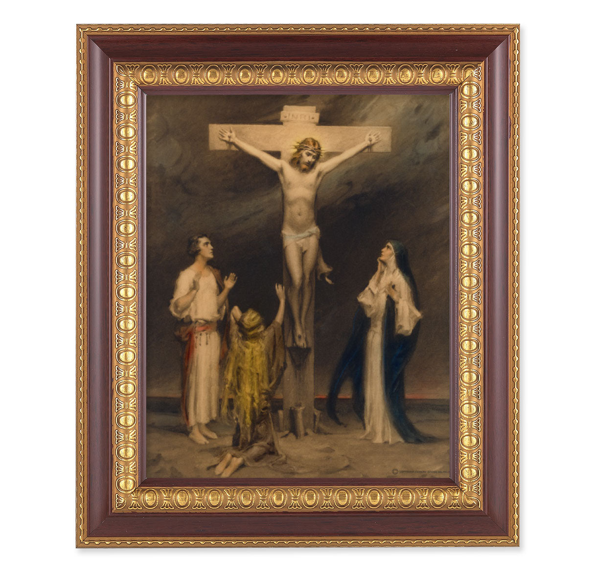 St. Jude Cherry Gold Framed Art