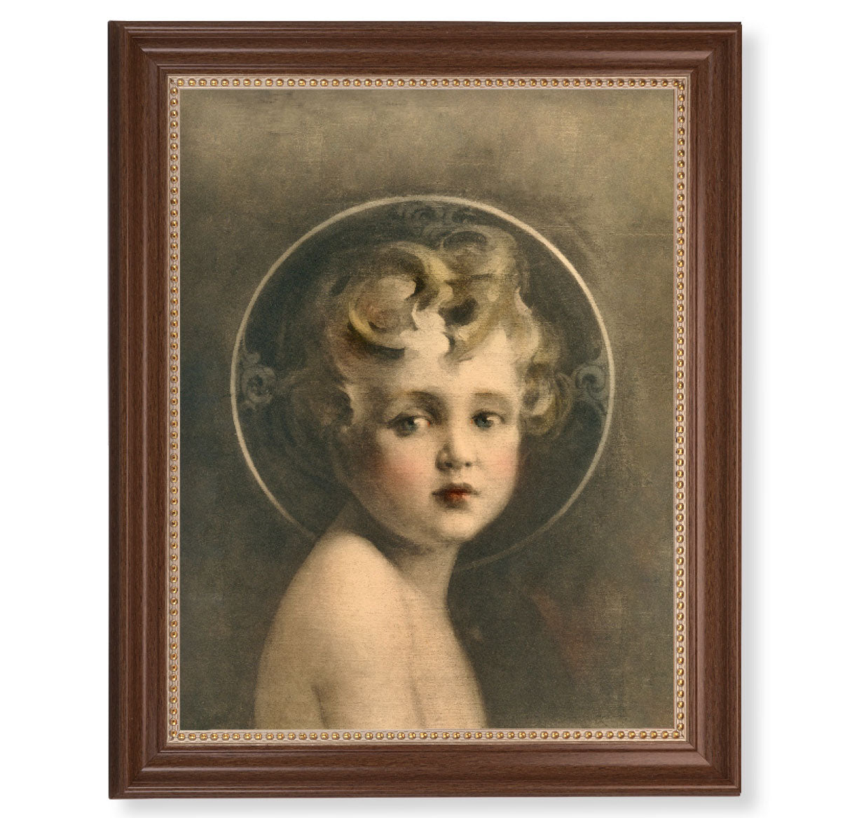 Light of the World Dark Walnut Framed Art