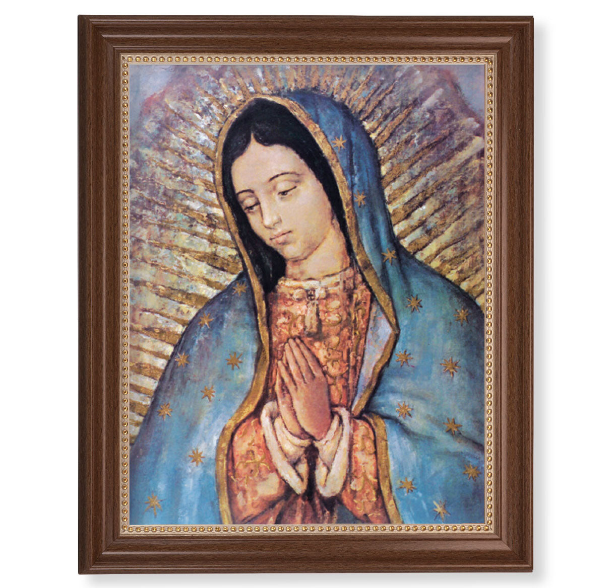 Our Lady of Guadalupe Dark Walnut Framed Art
