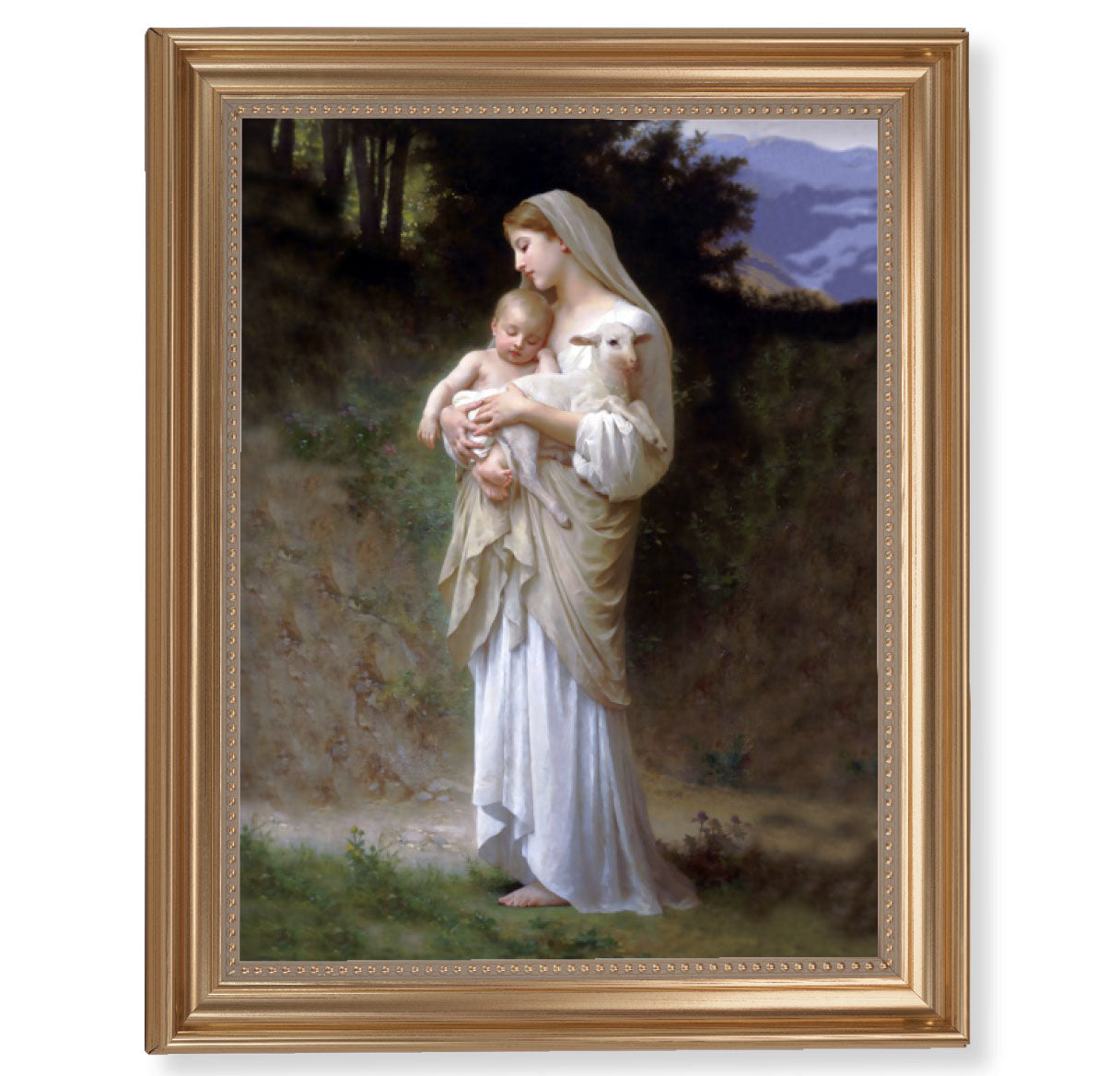 Divine Innocence Gold Framed Art