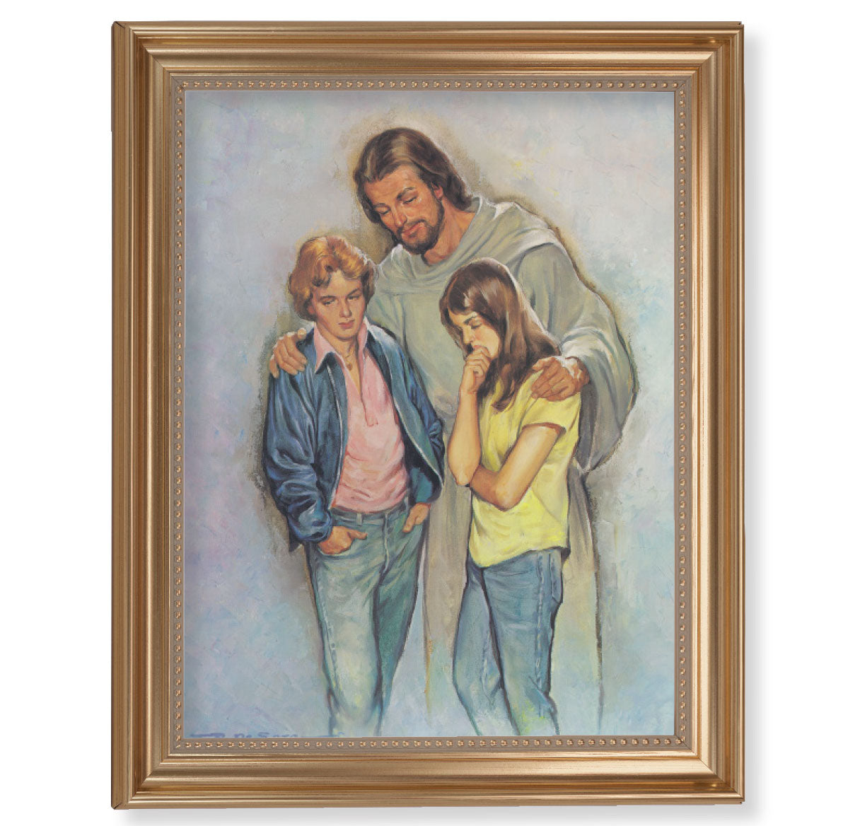 The Comforter Gold Framed Art