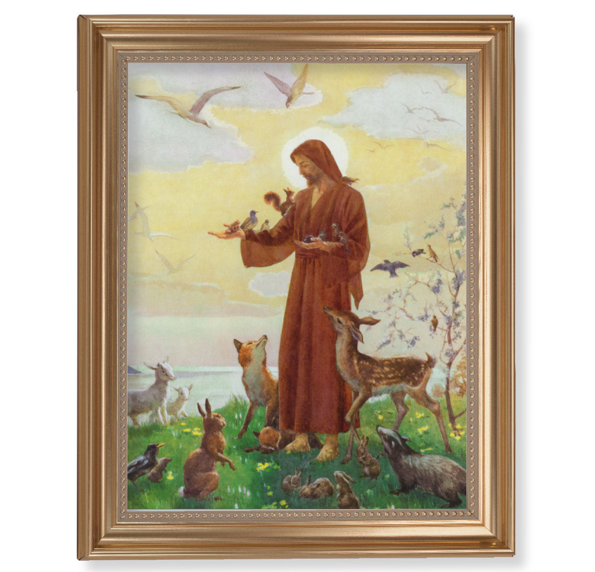 St. Francis Gold Framed Art