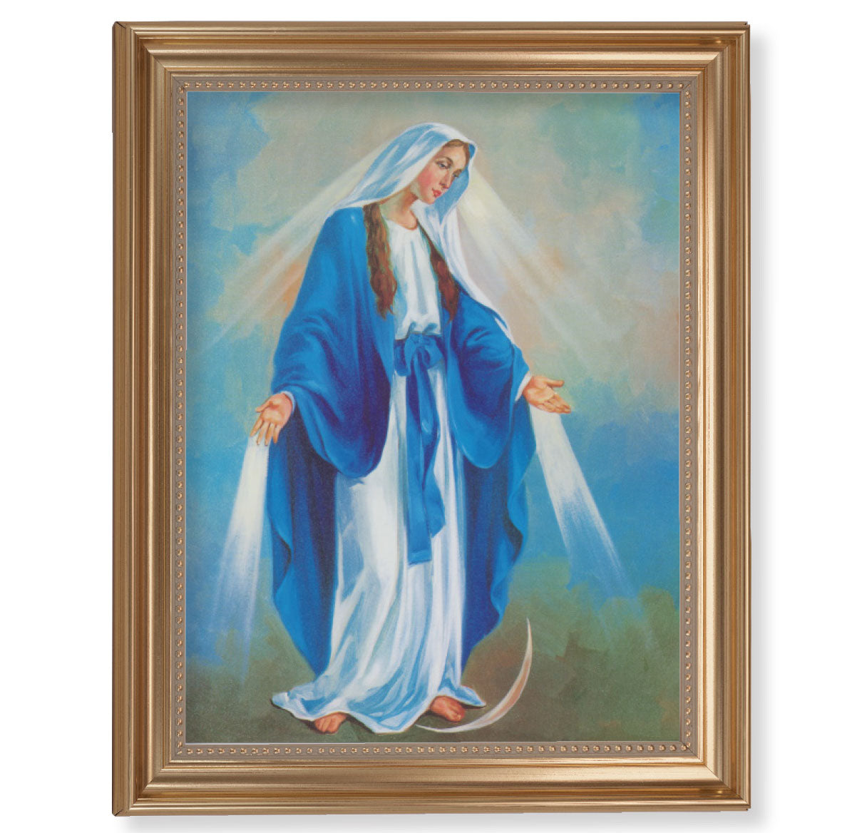 Our Lady of Grace Gold Framed Art