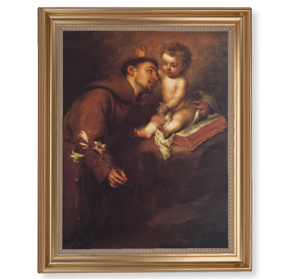 St. Anthony Gold Framed Art