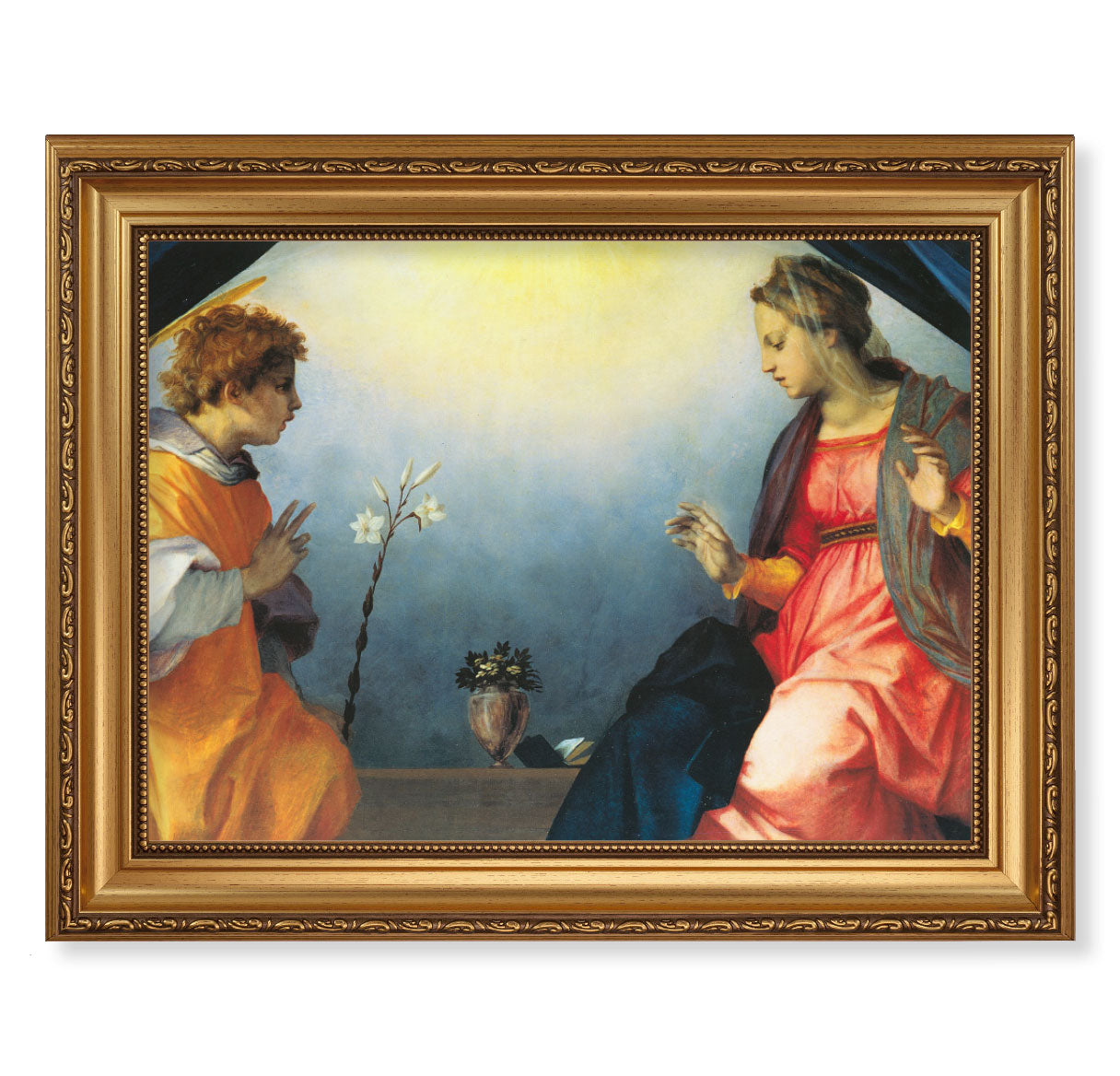 The Annunciation Antique Gold Framed Art