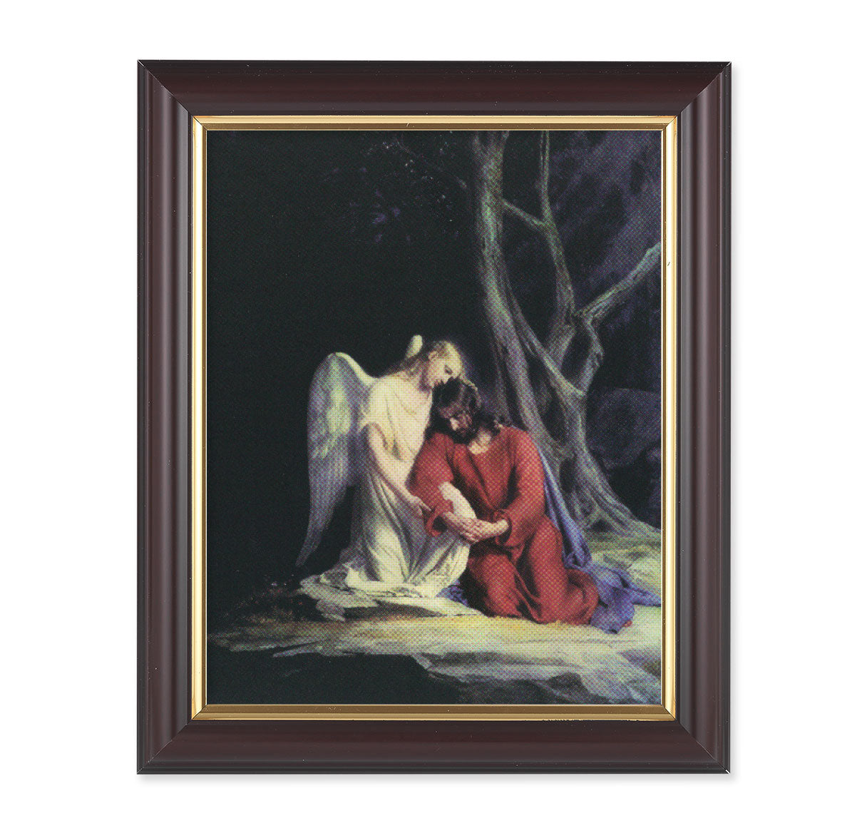 Agony in the Garden Walnut Framed Art