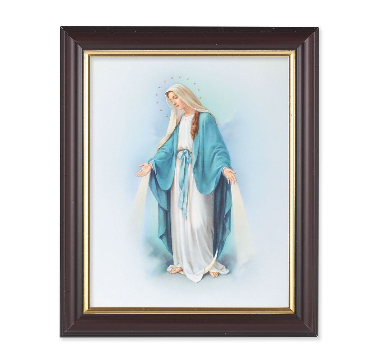Our Lady of Grace Walnut Framed Art