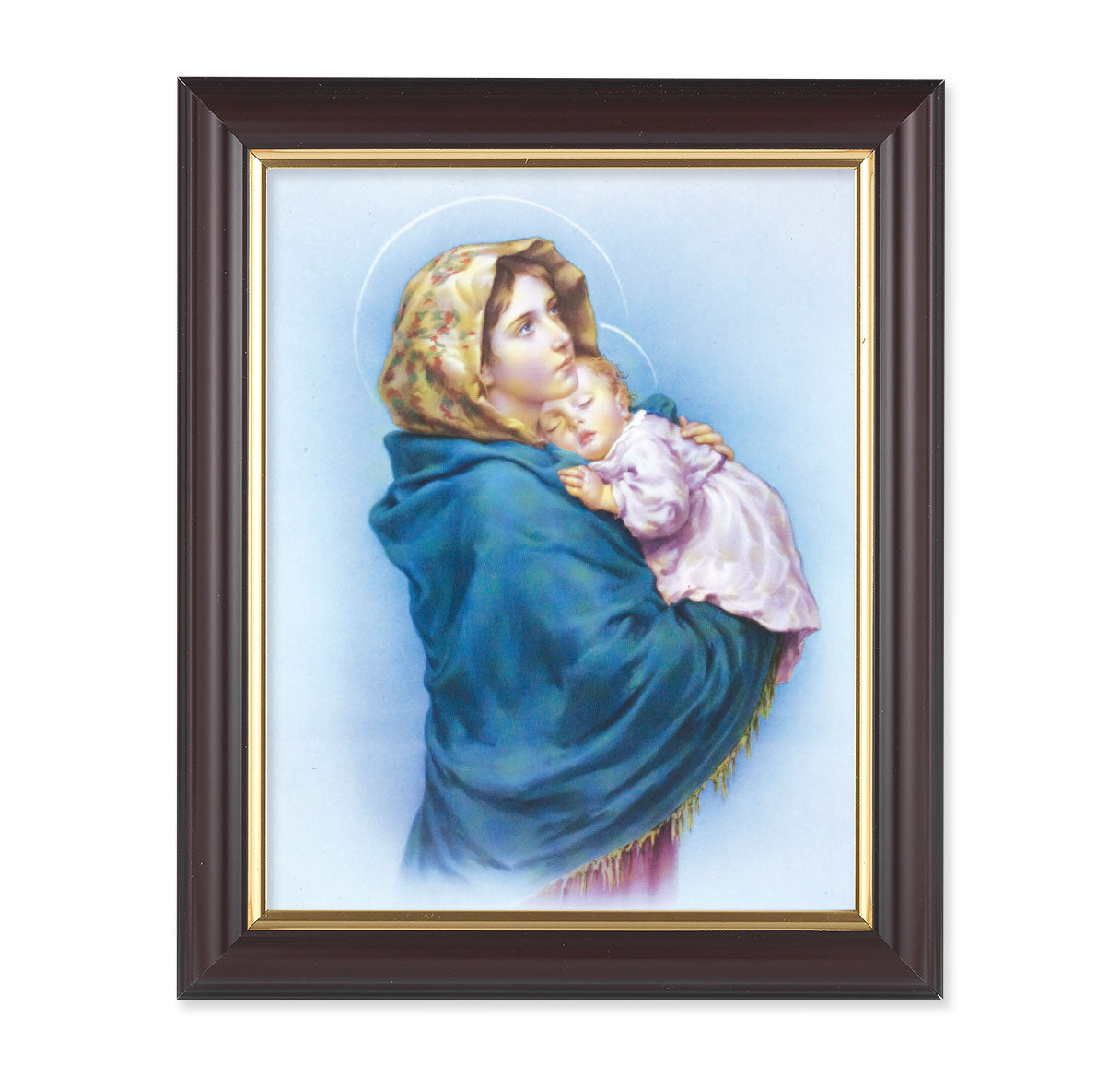 Madonna of the Street Walnut Framed Art