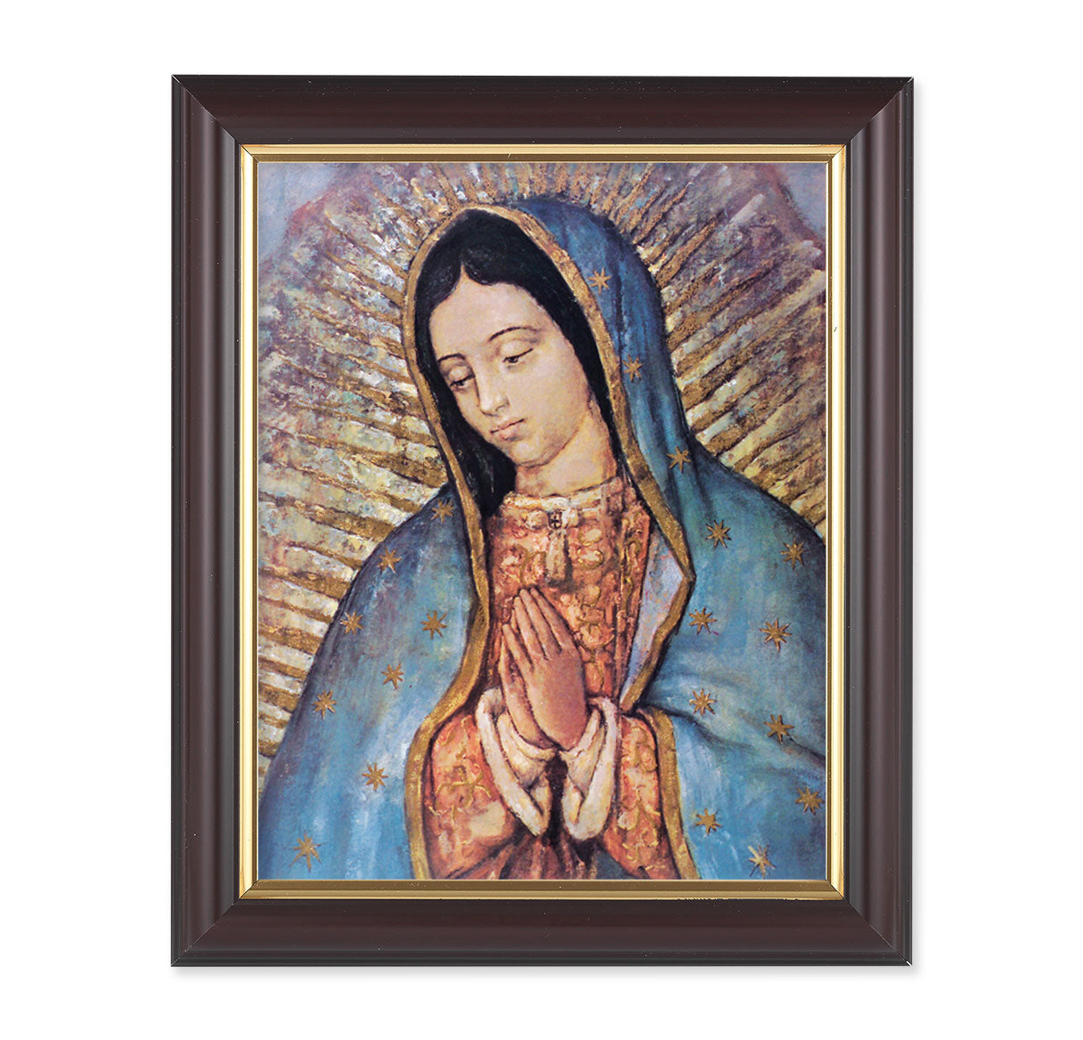 Our Lady of Guadalupe Walnut Framed Art