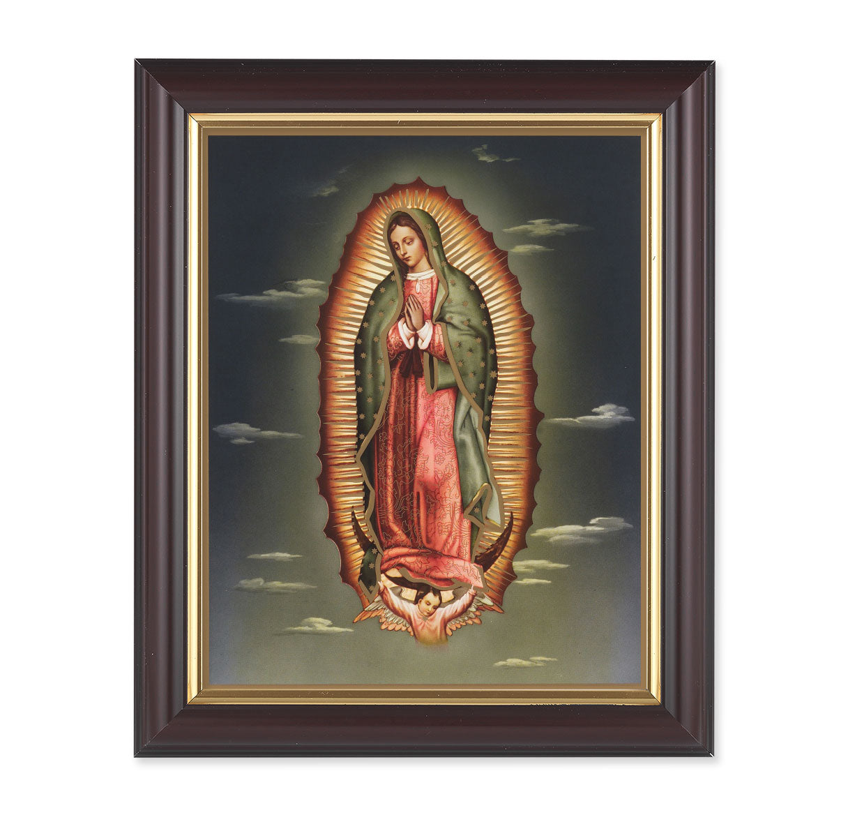 Our Lady of Guadalupe Walnut Framed Art
